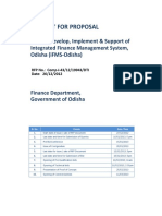 RFP iFMS Odisha
