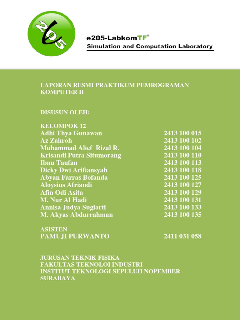 Contoh Laporan Kayu 2