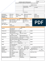 Form Check List Survey (Pembukaan Cab)
