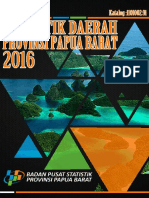 Statistik Daerah Provinsi Papua Barat 2016