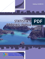 Statistik Daerah Provinsi Papua Barat 2017