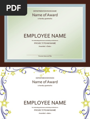 Award certificate templates.ppt