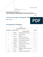 Conversor de Torque e Transmissão - Montagem