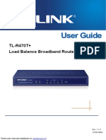 TP-Link Network Router TL-R470t+