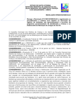 Resolução Nº 050 de 25-11-2016