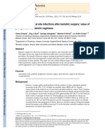 Preventing Surgical Site Infections After Bariatric Surgery-Value of Perioperative Antibiotic Regimens