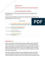 Ielts Writing Test Task 1-5