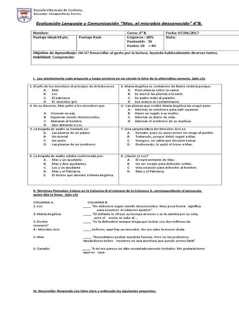 Prueba de 