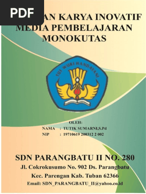 Contoh Laporan Karya Inovatif Guru Sd Seputar Laporan