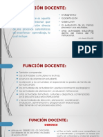 FUNCIÓN DOCENTE