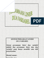 Persamaan Linier Dua Variabel 2