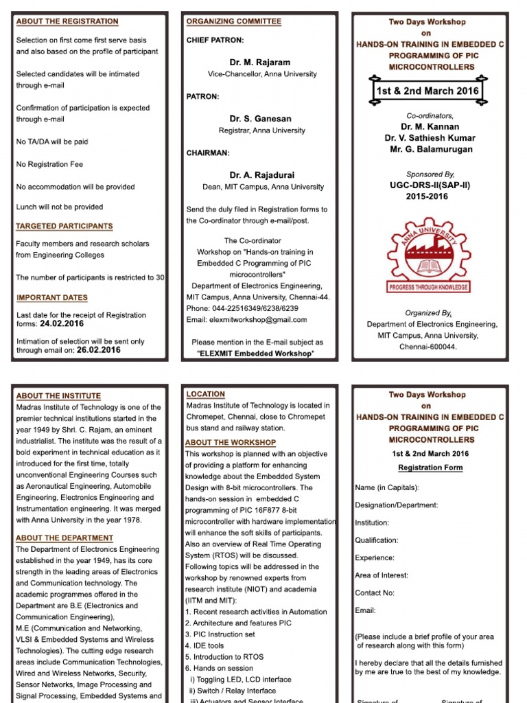 Embedded C Programming Workshop | PDF