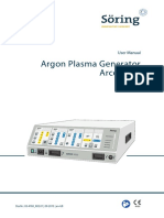 Argon Plasma Generator Arco 3000: User Manual