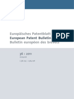 European Patent Bulletin 1136