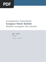 European Patent Bulletin 1136