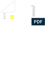 Data Validation and Data Tables