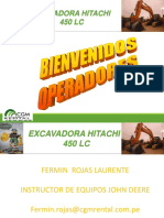 Excavadora Hitachi 450 LC curso