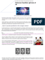 El Cerebro de Niños y Adolescentes - El Maltrato y La Violencia Familiar Afectan El Desarrollo Cerebral