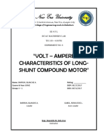 New Era University: "Volt - Ampere Characteristics of Long-Shunt Compound Motor"