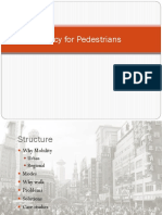 Policy For Pedestrians
