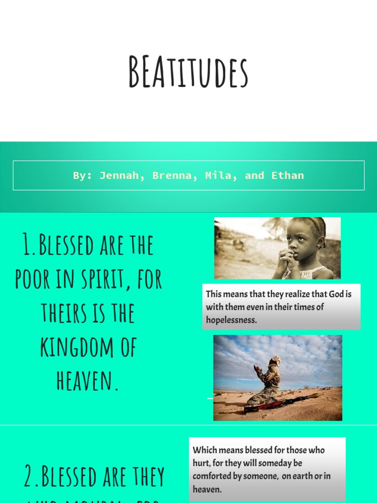 Beatitudes Explained: Key Teachings | PDF | Religion & Spirituality