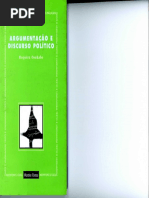 OSAKABE, Haquira. Argumentação e Discurso Politico
