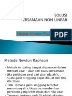 Metode-Newton-Raphson Dan Secant 29-03-2016