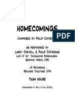 Homecomings - Partitur by Phillip Catherine