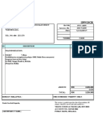 Invoice For SMK Pernu