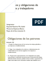 Derechos y Obligaciones de Patrones y Trabajadores