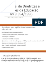 A Lei de Diretrizes e Bases Da Educação No 9394