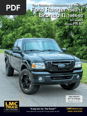 1984 ford bronco ii service manual pdf download