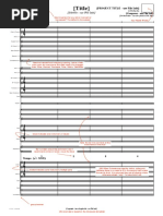 Score Template Orchestra