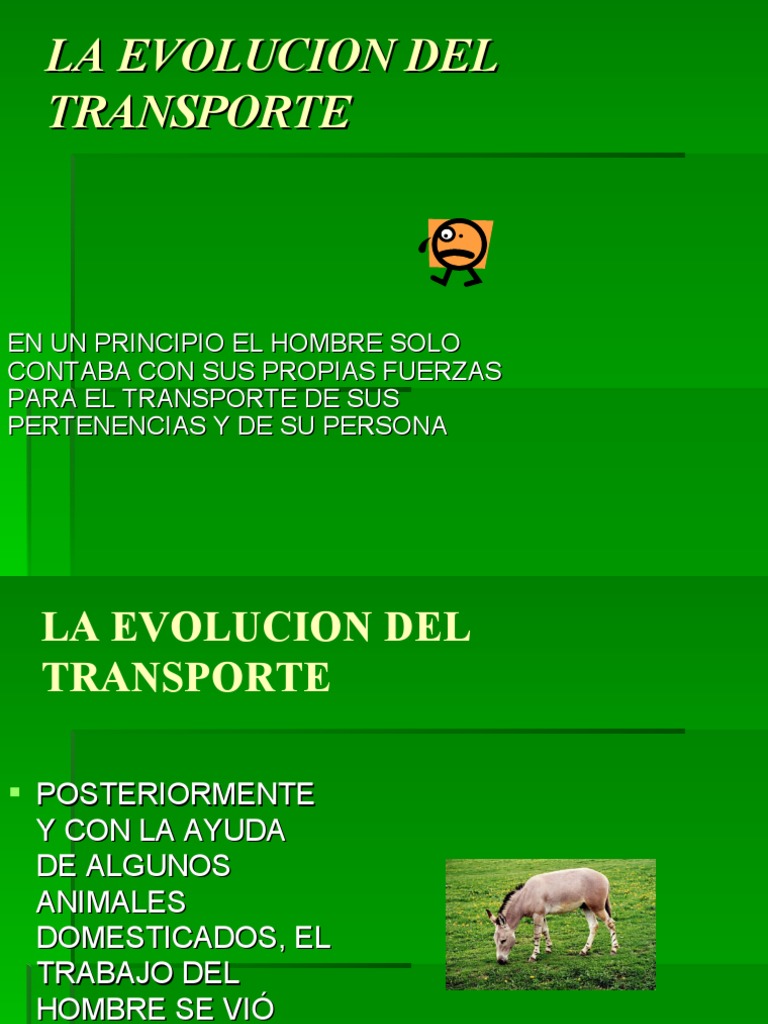 La Evolucion Del Transporte | PDF