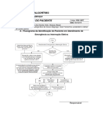 Fluxograma Algoritmo de Identificacao de Paciente - Identificacao-Paciente