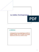 Entrepreneuariat Cours