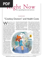 "Cowboy Doctors" and Health Costs