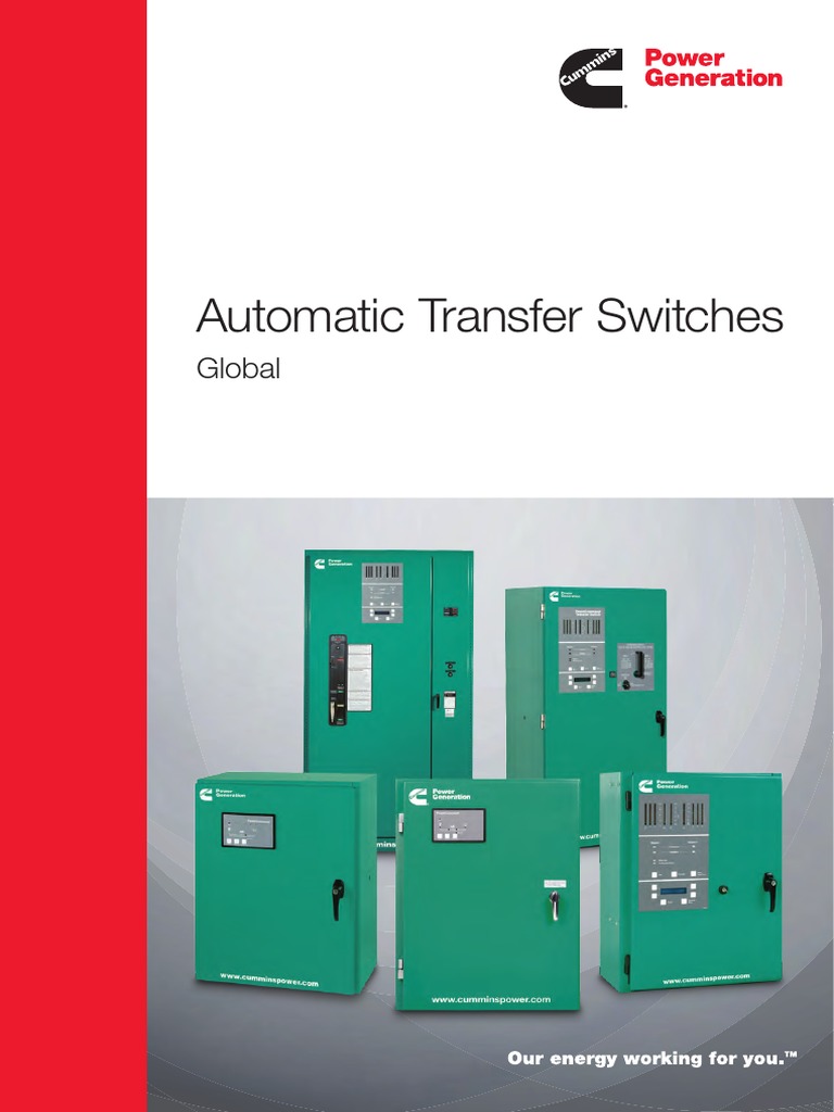 Automatic Transfer Switches Brochure | PDF | Switch | Relay