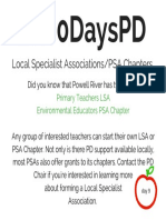 #100dayspd: Local Specialist Associations/Psa Chapters