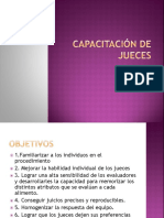 Capacitación de Jueces