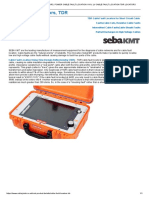 TDR Cable Fault Locators, Power Cable Fault Location 11kv, LV Cable Fault Location TDR Locators