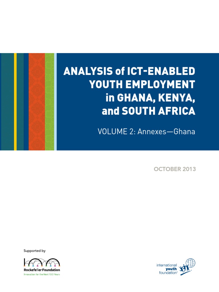 ICT-Enabled Youth Employment in Ghana | PDF | Unemployment | Social Science