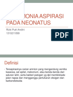 Pneumonia Aspirasi Pada Neonatus