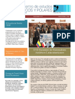 Newsletter 4 - Centro de Estudios Hemisféricos y Polares, Setiembre 2017