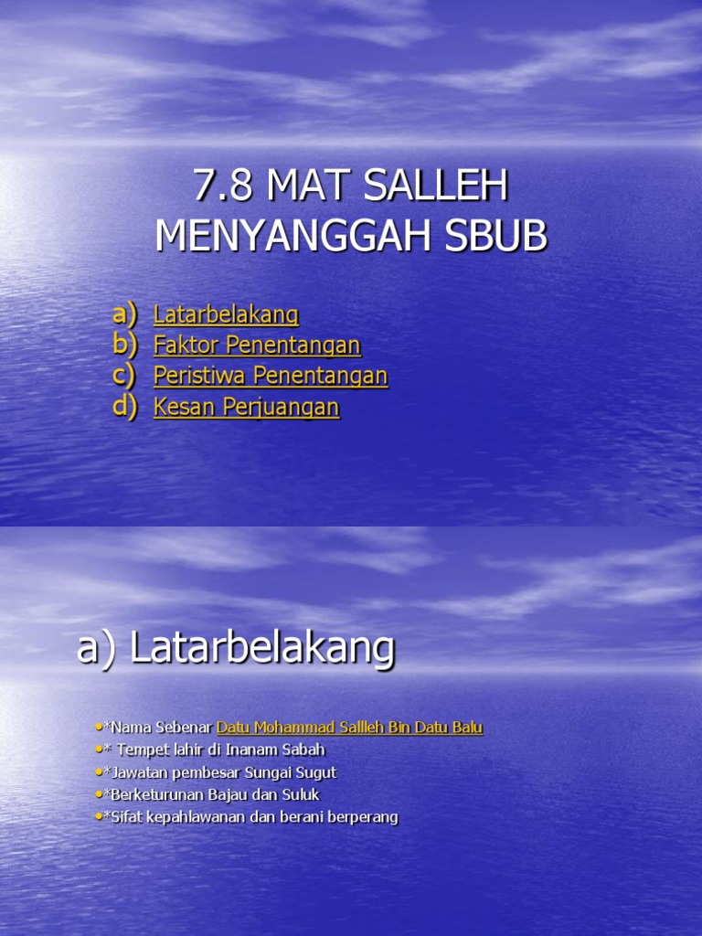 Sejarah Tingkatan 2 Bab7 Mat Salleh Pdf