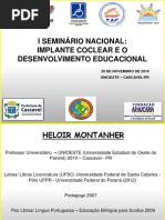 História de Surdos No Mundo 2016