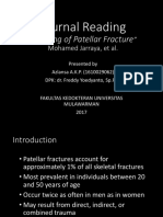 Journal Reading: Imaging of Patellar Fracture