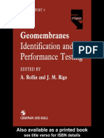 Geomembranes Indefication and Perfomance Testing PDF