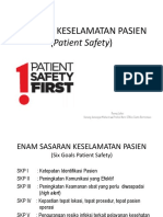 Sasaran Keselamatan Pasien (Patient Safety)