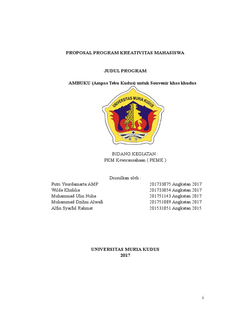 PKM Kelompok 2 | PDF | Seni | Sains & Matematika